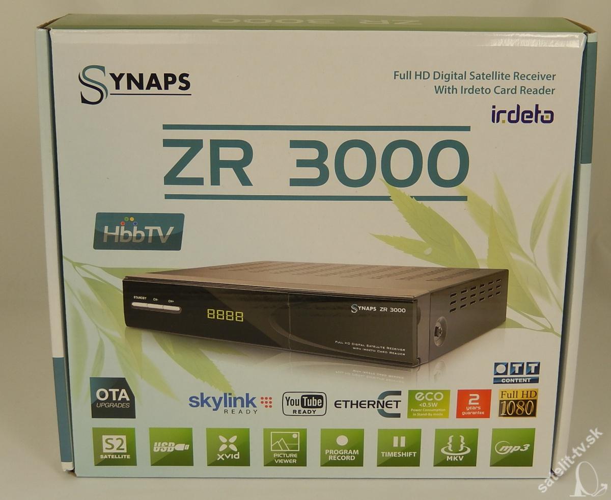 Satelitný prijímač Synaps ZR 3000 Skylink ready s HbbTV