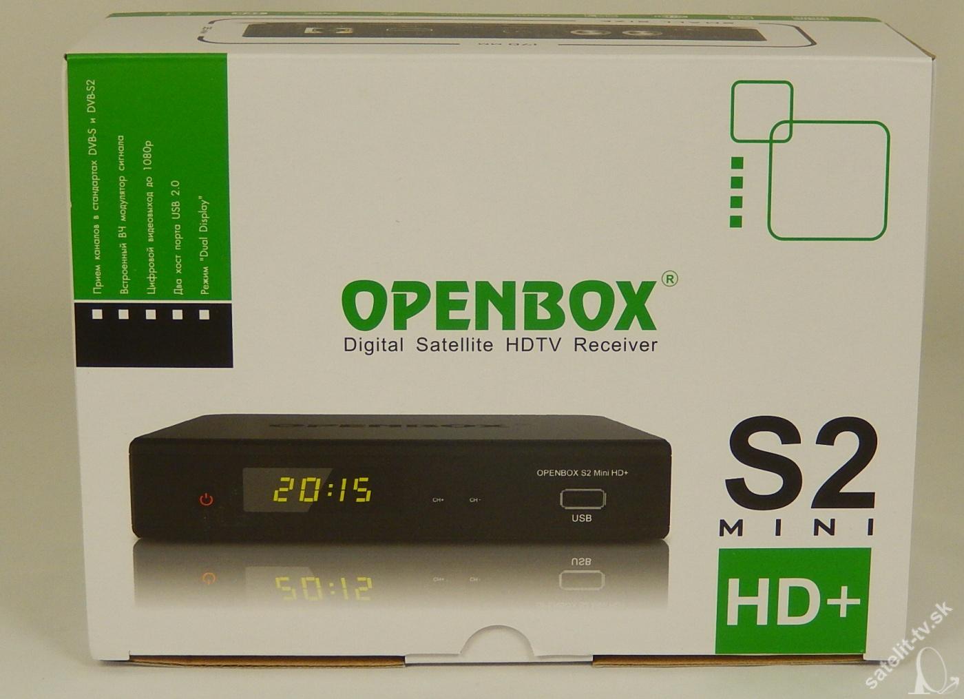 Satelitný prijímač OPENBOX S2 Mini HD+ s modulatorom