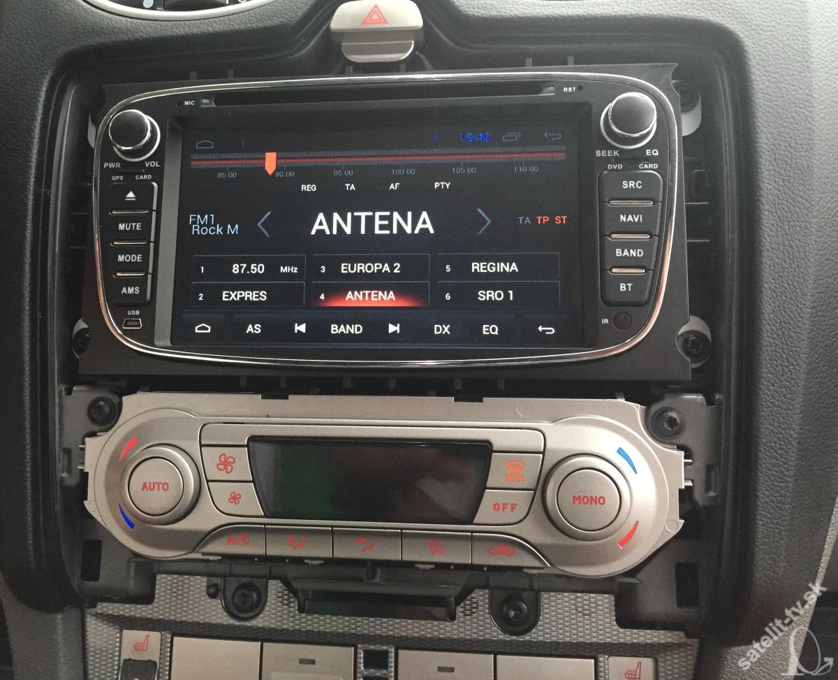 Multimedialne radio Ford FOCUS, MONDEO, S-MAX, C-MAX DVD+ GPS+ B