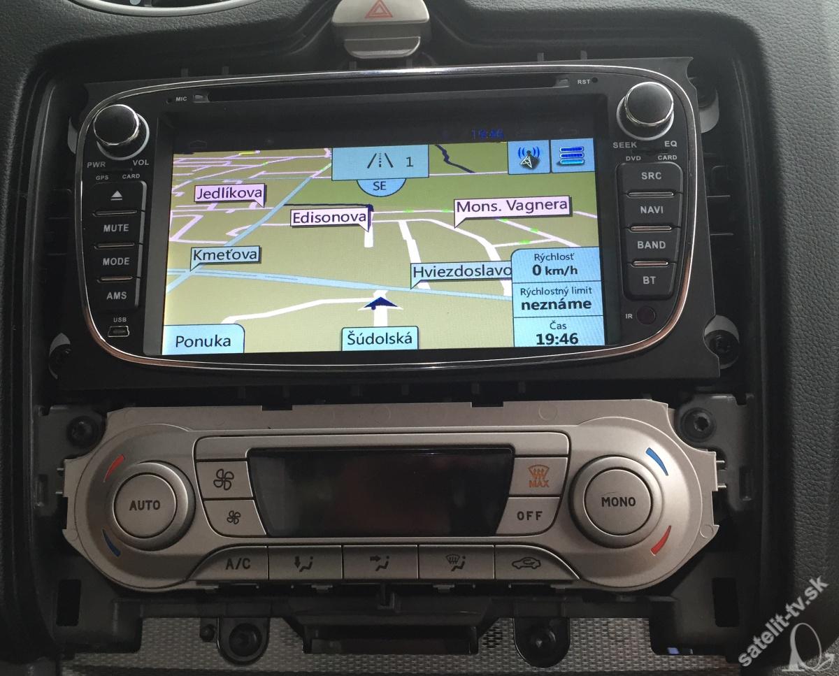 Multimedialne radio Ford FOCUS, MONDEO, S-MAX, C-MAX DVD+ GPS+ B