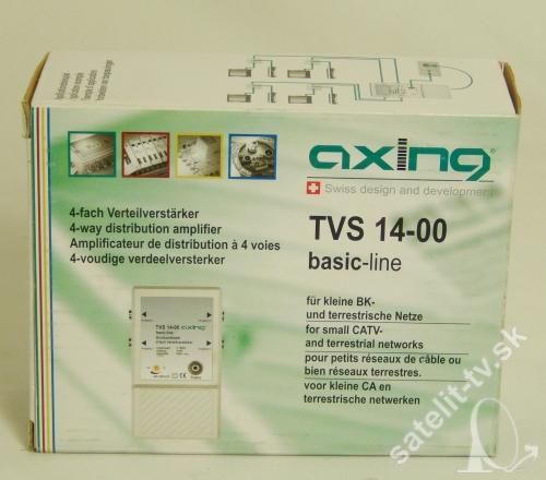Domový  zosilovač  AXING TVS 14-00, 4x 10 dB