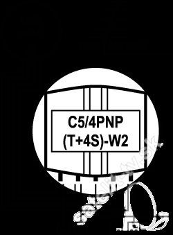 EMP Combiner C5/4PNP(T+4S)-W2 (P.107-W)