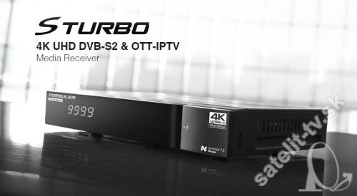 FORMULER S TURBO 4K UHD DVB-S2 & OTT-IPTV