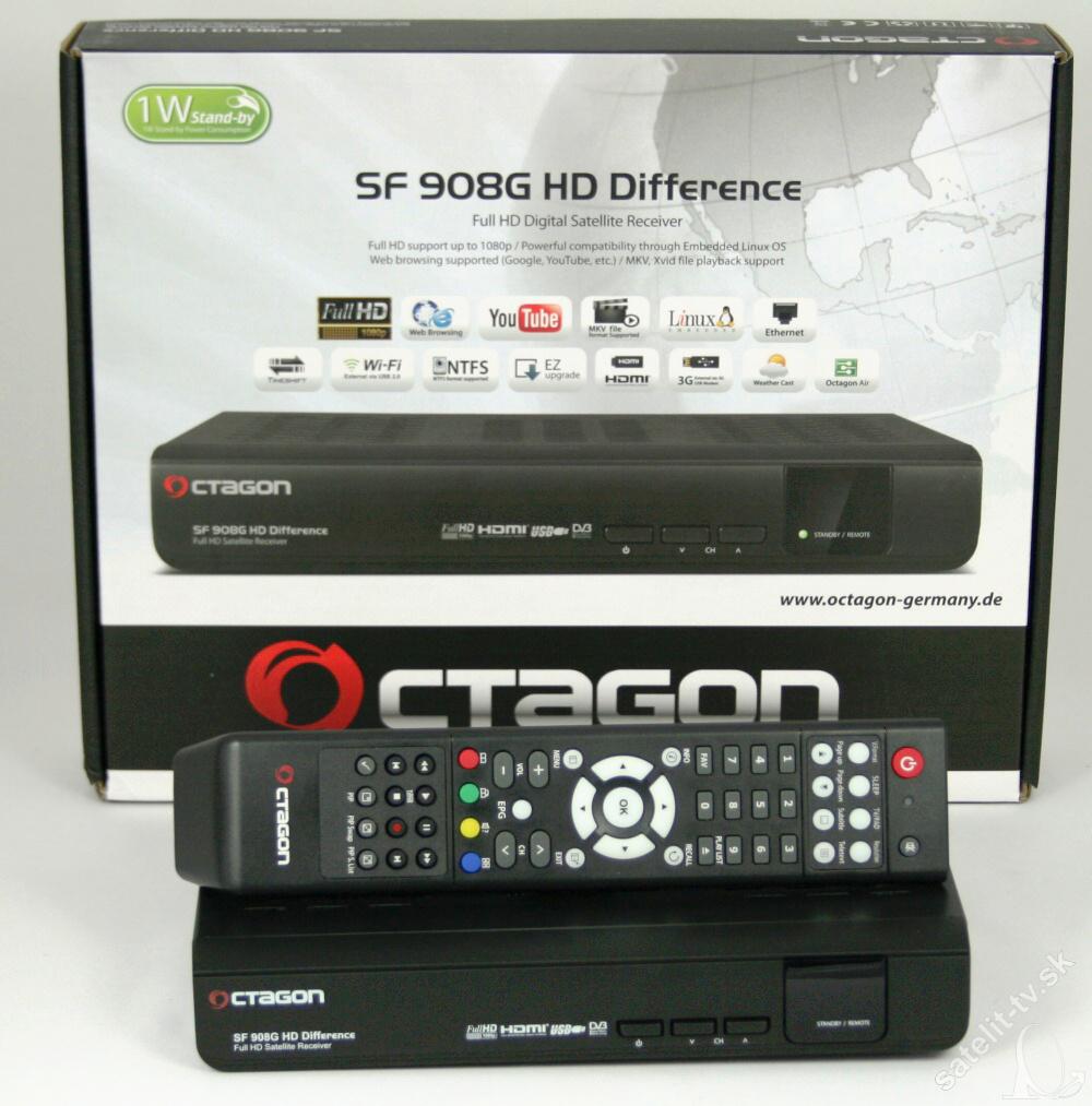 Octagon SF 908G Difference Full HD