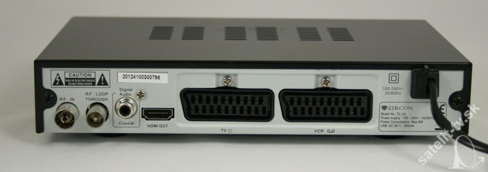 Zircon DVB-T2  HD USB PVR